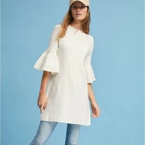 Anthropologie Moth Chester Bell Sleeve Tunic Dress